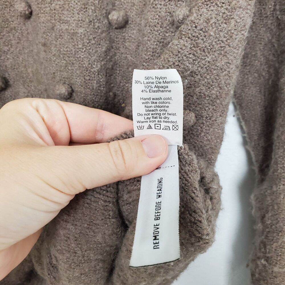 Madewell Womens Bobble Pullover Sweater Size XS Alpaca Wool Blend FLAW - Picture 6 of 10